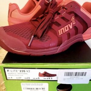 Inov-8 F-Lite 235 V2 Women's Burgundy Sneakers